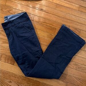 American Eagle Outfitters Flare Pants - Dark Blue